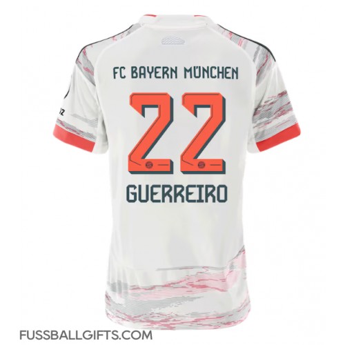 Bayern Munich Raphael Guerreiro #22 Fußballbekleidung Auswärtstrikot Damen 2025-26 Kurzarm